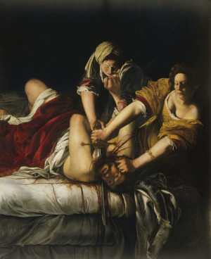 Judith Beheading Holofernes by Artemesia Gentileschi